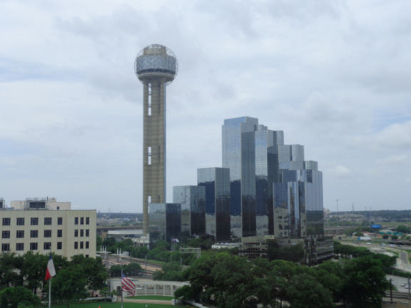 Reunion Tower and Hyatt Regency Hotel